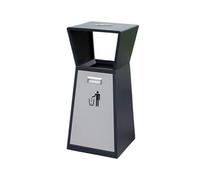 huanglyc-232 Bidone della spazzatura, Cestino for rifiuti in metallo di forma geometrica for hall di hotel e luoghi pubblici, Pattumiere per esterni