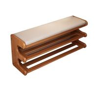 huanglyc-232 Panca Scarpiera- Panca for cambiare le scarpe for l'ingresso della porta, scarpiera for la casa, portascarpe integrato con cuscino morbido