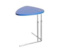 huanglyc-232 Tablet da salotto Tavolino piccolo, caffè da patio for soggiorno, camera letto, balcone, ufficio, altezza regolabile(Blue)