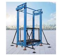 huanglyc-232 Torre mobile Piattaforma elevatrice mobile, piattaforma di lavoro pieghevole for cantieri edili, con ruote girevoli Ponteggio(4M)