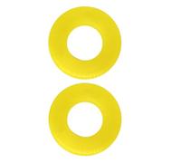 HUANGSHIJUNOUS 2X Compatibile con Golf Mk2 3 4 Auto Boccola Anteriore Cuscinetto Rondella Ammortizzatore Torre Anello tampone in Gomma Ridurre Il Rumore Kit di Parti(2pcs ye)