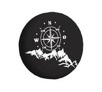 HUANGSHIJUNOUS Copri Pneumatici Compatibile con RV SUV Camper Nautical Car Copriruota protettivi da 14" 15" 16" 17" Pollici(8,17 inch)