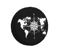HUANGSHIJUNOUS Copri Pneumatici Compatibile con RV SUV Camper Nautical Car Copriruota protettivi da 14" 15" 16" 17" Pollici(3,15 inch)