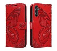 HUANGTAOLI Custodia Cover per Samsung Galaxy M55, Cavalletto e 2 Porta Carte, Protezione a 360 Gradi e Assorbe Gli Urti