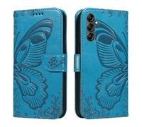 HUANGTAOLI Custodia Cover per Samsung Galaxy M55, Cavalletto e 2 Porta Carte, Protezione a 360 Gradi e Assorbe Gli Urti