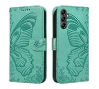HUANGTAOLI Custodia Cover per Samsung Galaxy M55, Cavalletto e 2 Porta Carte, Protezione a 360 Gradi e Assorbe Gli Urti