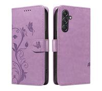 HUANGTAOLI Portafoglio in Pelle Custodia per Samsung Galaxy M55, Cavalletto e 2 Porta Carte, Protezione a 360 Gradi e Assorbe Gli Urti
