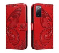 HUANGTAOLI Portafoglio in Pelle Custodia per Samsung Galaxy S20 FE 5G, Cavalletto e 2 Porta Carte, Protezione a 360 Gradi e Assorbe Gli Urti