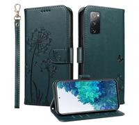 HUANGTAOLI Portafoglio in Pelle Custodia per Samsung Galaxy S20 FE 5G, Cavalletto e 3 Porta Carte, Protezione a 360 Gradi e Assorbe Gli Urti