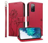 HUANGTAOLI Portafoglio in Pelle Custodia per Samsung Galaxy S20 FE 5G, Cavalletto e 3 Porta Carte, Protezione a 360 Gradi e Assorbe Gli Urti