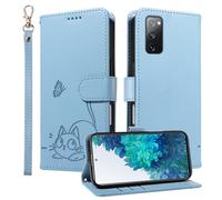 HUANGTAOLI Portafoglio in Pelle Custodia per Samsung Galaxy S20 FE 5G, Cavalletto e 3 Porta Carte, Protezione a 360 Gradi e Assorbe Gli Urti, Slim Fit e Resistente ai Graffi