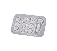 HUANIZI Silicone Hair Clip Resin Mold Hair Pin Jewelry Casting Mold Hair Clip Making Silicone Casting Tool Materiale