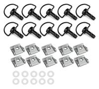 Huanjp Clip di fissaggio universale a sgancio rapido con anello a D da 19 mm compatibile