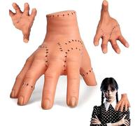 Huanmin Mano di Mercoledi, Mano Mercoledi Addams, Halloween Family Hand, Spaventose Hand Decorazione per Halloween, Puntelli Horror Adatto per Halloween Party e Cosplay