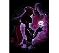 HUANNY Kit per Dipinti con Strass Fai da Te Principessa Megara, Kit per Arti e Mestieri con Strass, 5D, Punto Croce Completo, Divertente