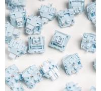 Huano Ice Blue Switch Pressione luce lineare 5 pin Hot Swap Interruttore tastiera da gioco meccanica Interruttori personalizzati Lubrificazione di fabbrica