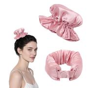HUANR Bigodino Fascia Capelli, 2 Pezzi Boccoli Capelli Senza Calore Rosa, Morbido e Delicato, Bigodino Lungo per Boccoli, Adatto a Tutti Tipi di Capelli, Accessorio per Capelli Alla Moda