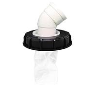 HUANRU IBC - Filtro in nylon lavabile con coperchio, per serbatoio 'acqua piovana IBC, 1000 litri, qualità top (163 mm/245 mm)