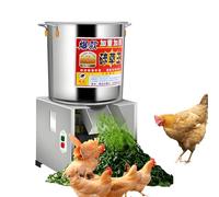 HuanSebesity Macchina per Foraggio Professionale,Tritatutto per Verdure E Foraggio,Tritatutto Elettrico da 1800w con 4 Lame,Uscita Continua 50-120kg/H per Allevamento E Aziende Agricole 1500w