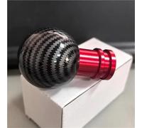 HUANSUN Per la maggior parte dei cambi manuali di auto e camion, pomello del cambio in pelle, adatto(Red)