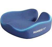 HUANUO Cuscino ergonomico sedia ufficio, Cuscino auto extra-grande, sostegno alla coda e alla schiena, gel di raffreddamento migliorato, cuscino per sedia ufficio a 4-zone, auto, sedia a rotelle