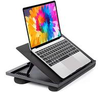 HUANUO Supporto per Laptop con Cuscino - Flessibile Regolabile con 8 Angoli, Supporta Notebook, Tablet, Fino a 15,6", Tavolo Vassoio Portatile e Adatto per Viaggi, Lavoro, Casa
