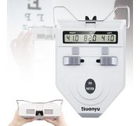 Huanyu Pupillometro, PD Meter, 45-82mm, precisione 0,1-0,5mm (LY-9A) | Misuratore pupillare con display LCD, ottico digitale Pupillary Distance Meter, Optometria per la scuola strumento ottico