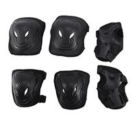 huanzhi Protezione Ginocchiere e Gomitiere Protezione Supporto Set di Protezioni di Sicurezza per Equipaggiamento Protettivo per Pattini per Adulti