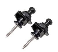 HUAOSN Bottoni per Tracolla per Chitarra da 2 Pezzi, Perni per Estremità per Chitarra in Metallo Robusto, Testa Tonda in Metallo Antiscivolo, Kit di Accessori per Strumenti, Parti per Chitarra Classic