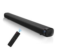 HUAQIN Soundbar TV, Bluetooth, 120W 36 Pollici 2.1 Canali Subwoofer Integrato Wireless Suono Surround 3D 4 Modalità Equalizzatore Supporto HDMI ARC/Ottico/AUX/RCA/Coassiale/USB per TV (Nero)