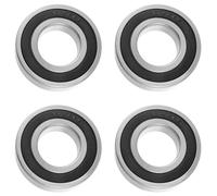 HUAREW 6206-2RS cuscinetti a sfera sigillati, 30 x 62 x 16 mm, Cuscinetti a gola profonda confezione da 4