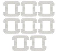 HUAREW 8 pezzi Ricambio Per Tamponi Di Pulizia per Ecovacs Winbot W1/W1 Pro/W2/W2 Omni robot per pulizia finestre, Lavabile Salviette Microfibra di Pulizia