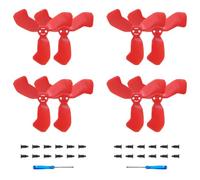 HUAREW 8Pcs Eliche per DJI Neo 2, Elica di Sostituzione del Drone Basso Rumore e Stabile, 24 viti e 2 cacciavite (Rosso)