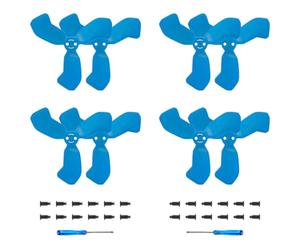 HUAREW 8Pcs Eliche per DJI Neo 2, Elica di Sostituzione del Drone Basso Rumore e Stabile, 24 viti e 2 cacciavite (Blu)