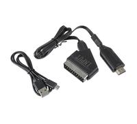 HUAREW adattatore Cavo SCART a HDMI, Convertitore All in One SCART a HDMI, convertitore audio video a 1080p/720p per HDTV, lettore DVD, PS4, proiettore