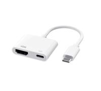 HUAREW Adattatore da USB C a HDMI, Adattatore da Tipo C a HDMI 4K Convertitore Schermo per Sincronizzazione Audio e Video Compatibile con iPhone 15, iPad, MacBook Pro/Air, Samsung Galaxy S24, XPS ecc
