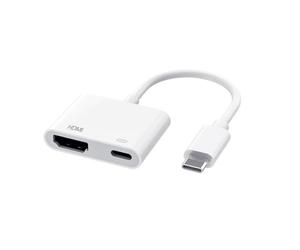 HUAREW Adattatore da USB C a HDMI, Adattatore da Tipo C a HDMI 4K Convertitore Schermo per Sincronizzazione Audio e Video Compatibile con iPhone 15, iPad, MacBook Pro/Air, Samsung Galaxy S24, XPS ecc
