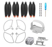 HUAREW Drone Accessori per DJI Mini 4K/2/2 SE, 8 Drone Eliche di Ricambio, 4 Elica Protector, 1 Elica Supporto, 1 Estensioni pieghevoli, 1 Gimbal Protector