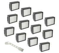 HUAREW Filtro di ricambio per aspirapolvere i-Robot Roomba serie E I & J i7 i7+/plus i3 i3+ E5 E6 E7 i4 i6 i6+ i8 i8+ filtro 4639161 + 1 spazzola per la pulizia