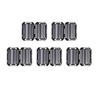 HUAREW soppressore di rumore fermacavo nero tipo clip anello in ferrite RFI EMI per 13 mm(confezione da 5)