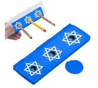 Huasean Giocattoli magici per bambini, Trucco magico unico Imposta monete penetranti con penna a 3 fori, Interessanti per maghi per bambini Principianti Età 6 7 8 9 10 11 12 anni