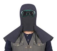 Huasean Maschera Da Saldatura - Equipaggiamento Protettivo con Drappeggio per Collo e Spalle | Copricapo per Saldatura,per ad Tig Mig e Lavorazione Riparazioni Auto Officine