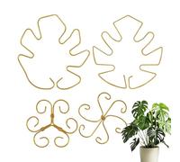 Huasean Sostegno Per Fusti Di Piante - Stabilizzatore Per Fusti | Stabilizzatore Metallico 4 Pezzi Per Bonsai Balcone Orto Piante Rampicanti