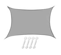 Huasean Tenda da sole per patio, tettoia per ombra esterna | Tendalino parasole impermeabile,Paralume quadrato resistente all'acqua, tendalino resistente ai raggi UV per cortile, terrazza, giardino,