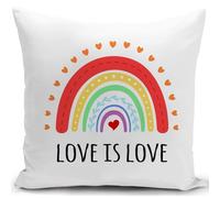 HUASHUZI arcobaleno federe cuscini divano 40 x 40 cm colorata copricuscini fodera cuscino decorativi soggiorno camera da letto accessori