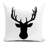 HUASHUZI federe cuscini divano 40x40 cervo regalo donna gadget copricuscini divano cuscino decorativi soggiorno camera da letto accessori