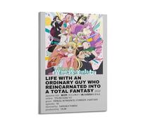 HUASYERRHW Poster di Life with an Ordinary Guy Who Reincarnated Into A Total Fantasy Knockout, arte da parete, tela da parete, per soggiorno, camera da letto, poster 50 x 75 cm