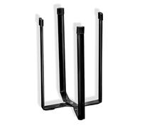 HUATEEN Scolabottiglie in Metallo,Scolapiatti per Bottiglie Supporto da Cucina Scola Borracce con Fondo Antiscivolo,Pieghevole Porta Sacchi della Spazzatura per Cucina, Ufficio