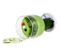 HUATEEN Spiralizzatore di Verdure,Taglia Verdure a Spaghetti in Plastica e Acciaio Inox 4in 1 Affettatrice a Spirale Manuale per Fare Pasta Vegetale,Cetriolo,Carote Tagliuzzati
