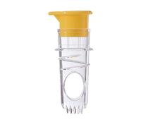HUATEEN Spremiagrumi Manuale,Compatto e Portatile Spremi Agrumi 8 cm Utensile da Cucina Multifunzionale per Cocktail e Bevande Campeggio Picnic Giallo